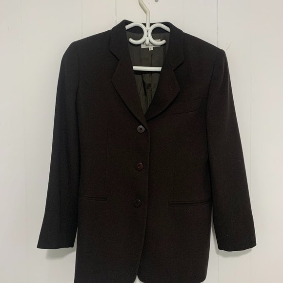 Giorgio Armani Le Collezioni Brown Blazer - Size 8 - Picture 1 of 4